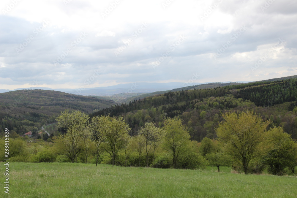 Spring landscape (photo Czech Republic, Europe)