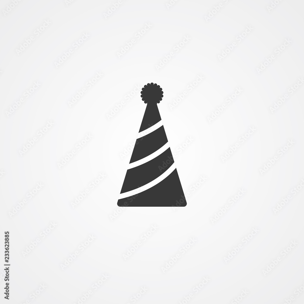 Party hat vector icon sign symbol Party hat vector icon sign symbol
