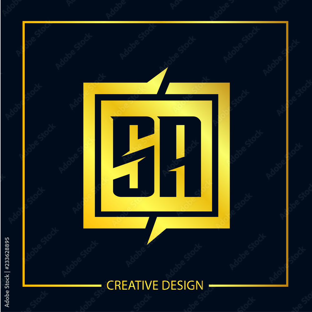 Initial letter SA Logo Template Vector Design Initial letter SA Logo Template Vector Design