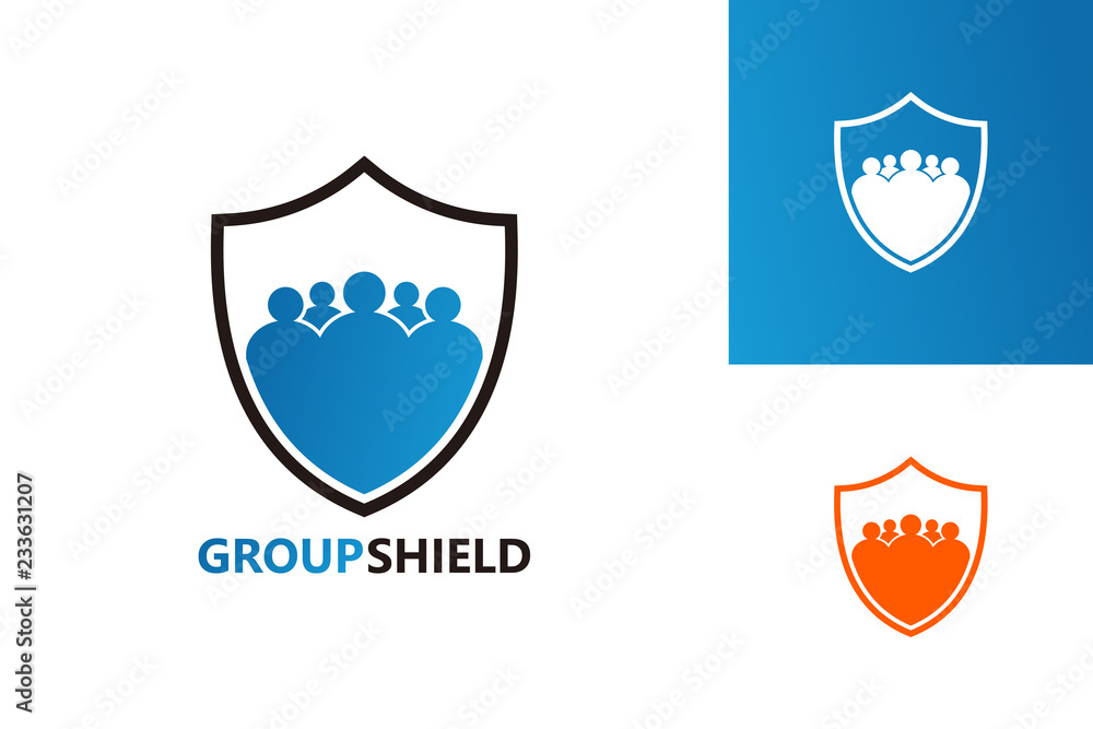 Group Shield Logo Template Design Vector, Emblem, Design Concept, Creative Symbol, Icon Group Shield Logo Template Design Vector, Emblem, Design Concept, Creative Symbol, Icon