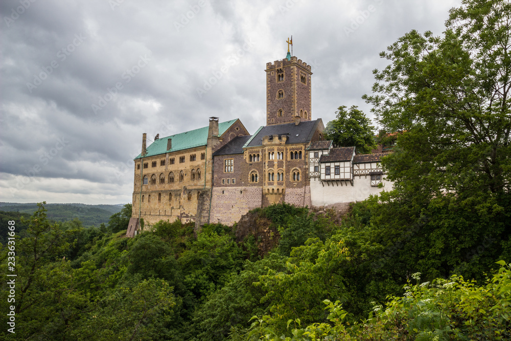 Medieval Wartburg Castle in Eisenach, Germany, UNESCO World Heritage