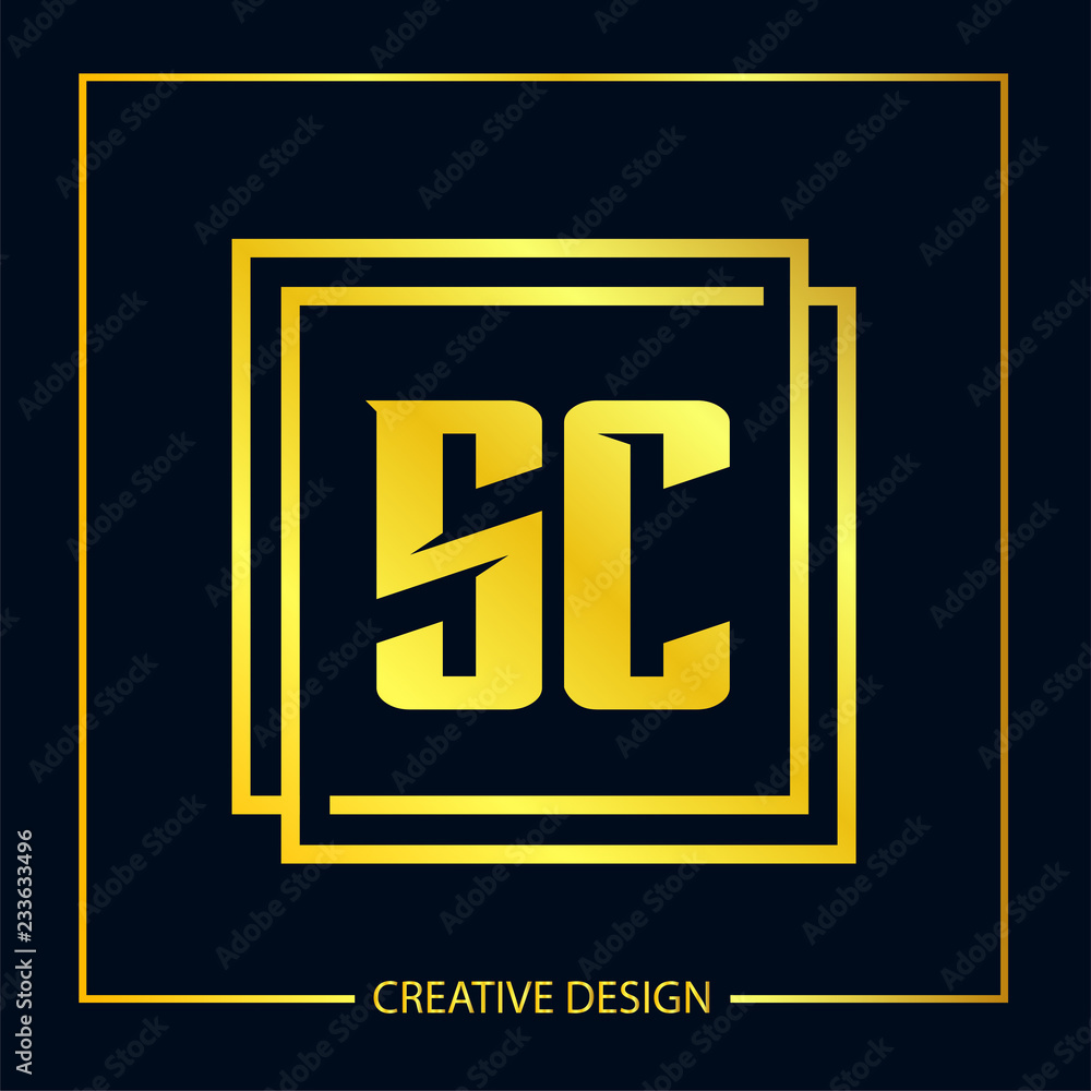 Initial letter SC Logo Template Vector Design Initial letter SC Logo Template Vector Design