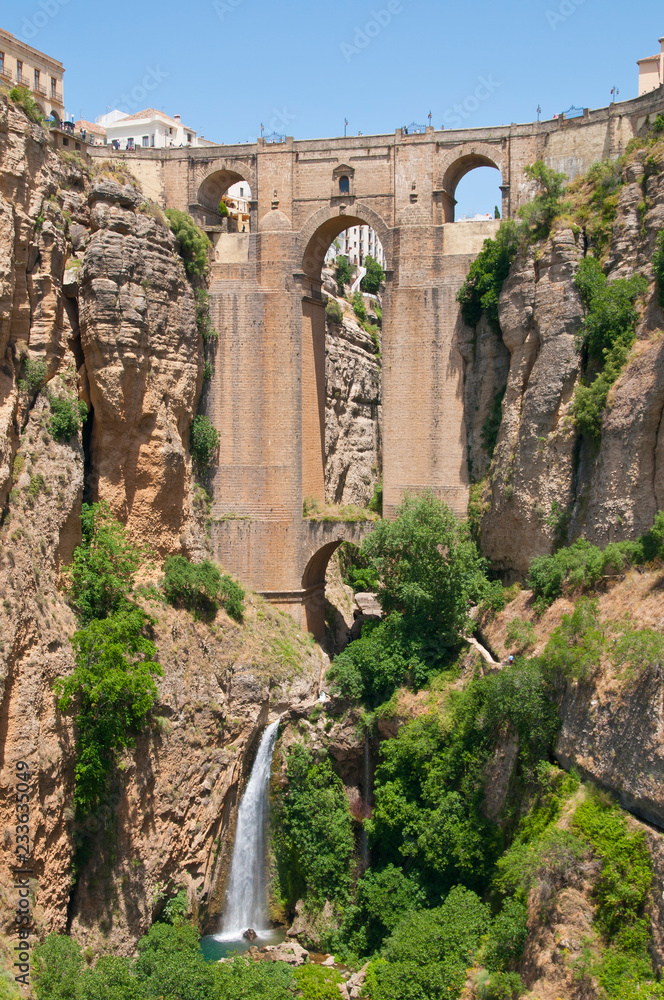 El Puente Nuevo, Ronda, Andalusien, Spanien