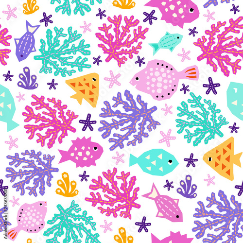Sea world pattern
