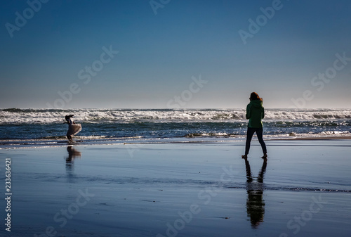 girl on the beach