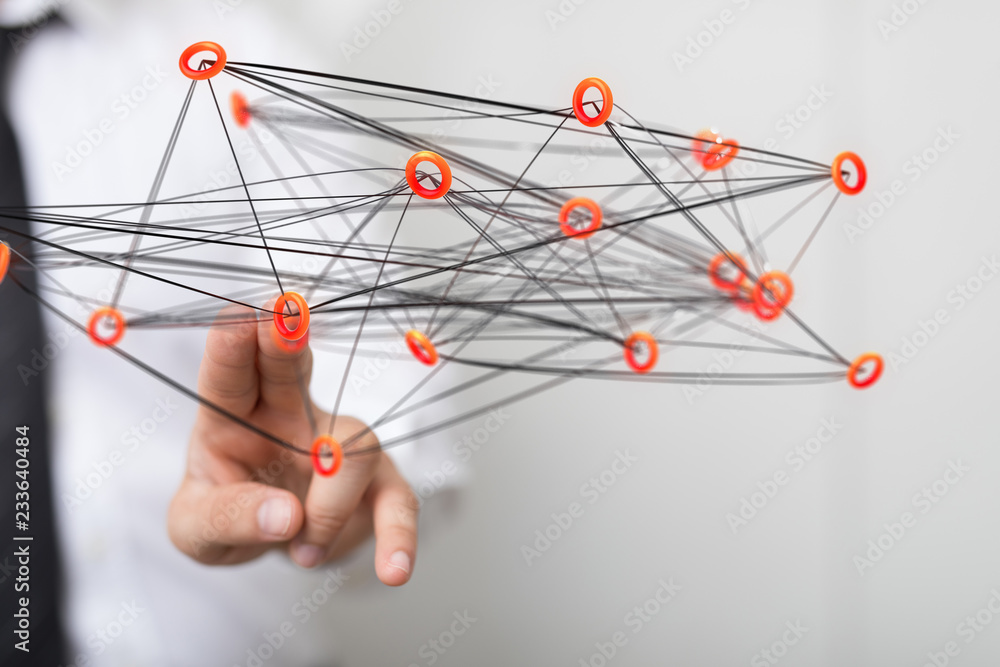 network digital interface in hand network digital interface in hand