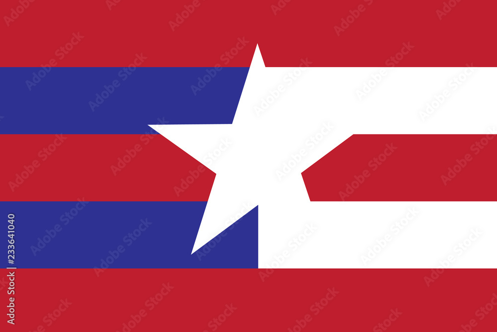 Americana Patriotic USA Flag Banner Design