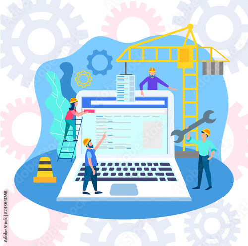 Concept of website development