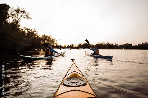 Kayaking around Toronto island