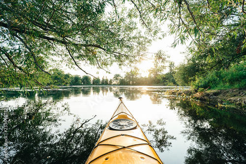 Kayaking around Toronto island