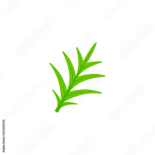 pinnatisect leaf flat icon
