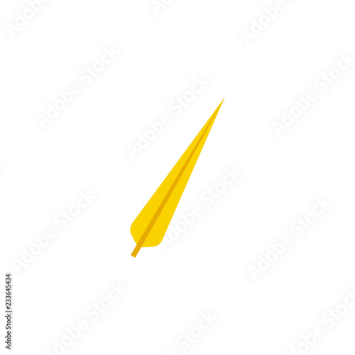 subulate leaf flat icon