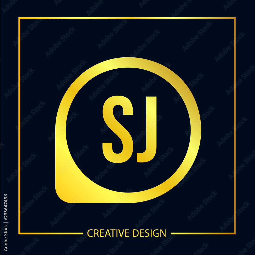 Initial letter SJ Logo Template Vector Design Initial letter SJ Logo Template Vector Design