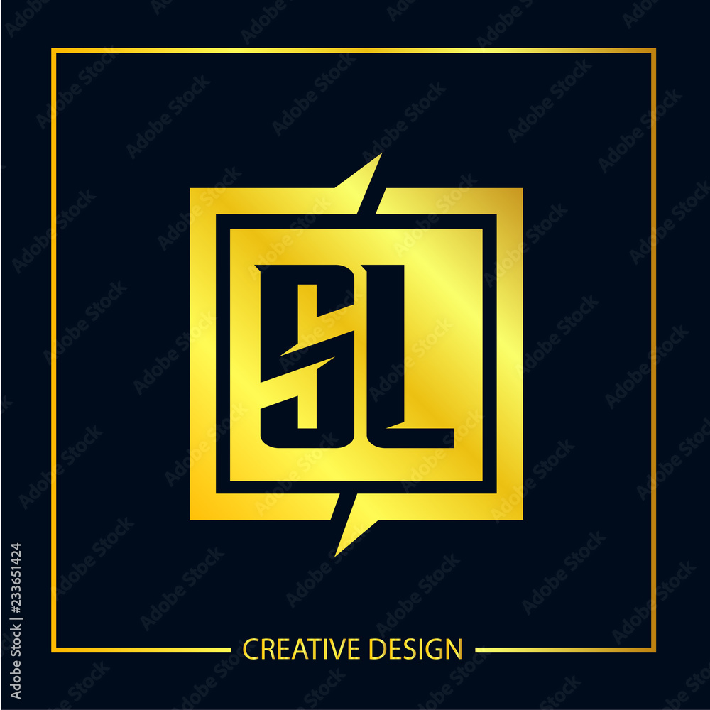 Initial letter SL Logo Template Vector Design Initial letter SL Logo Template Vector Design