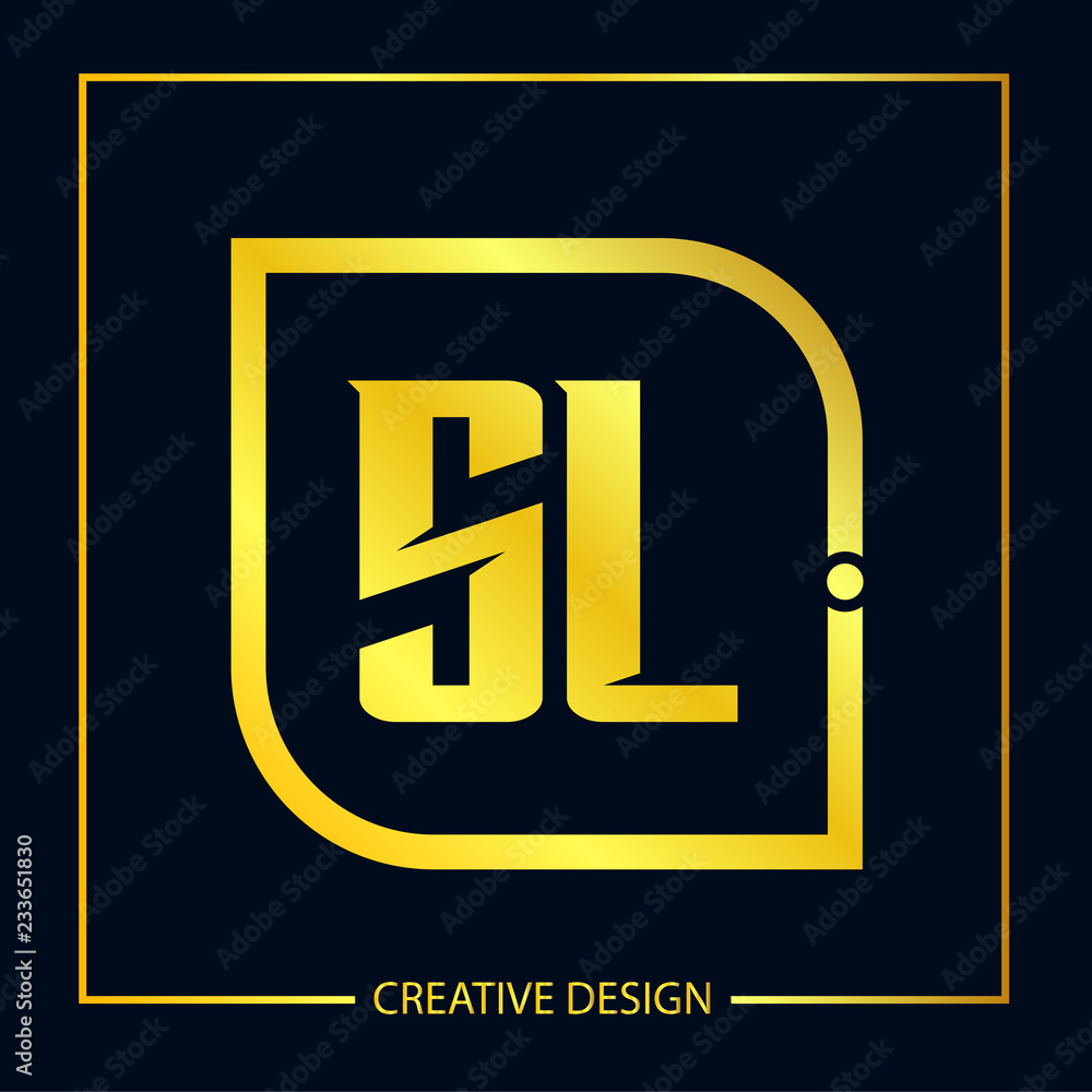 Initial letter SL Logo Template Vector Design Initial letter SL Logo Template Vector Design