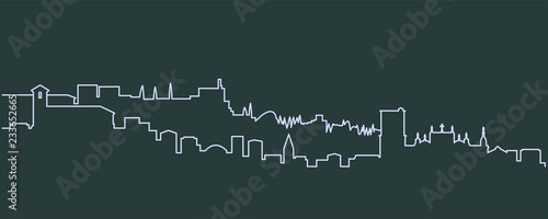 Granada Single Line Skyline