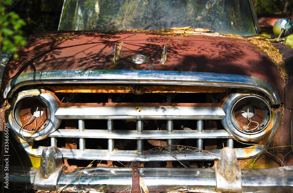 Fototapeta premium Old Scrap Truck