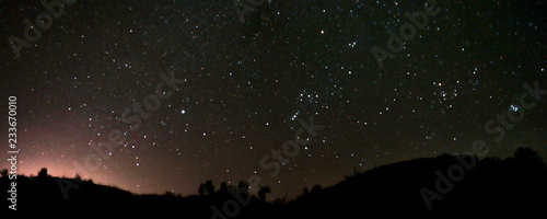 night sky with stars