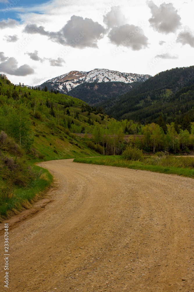 Mountain dirt road