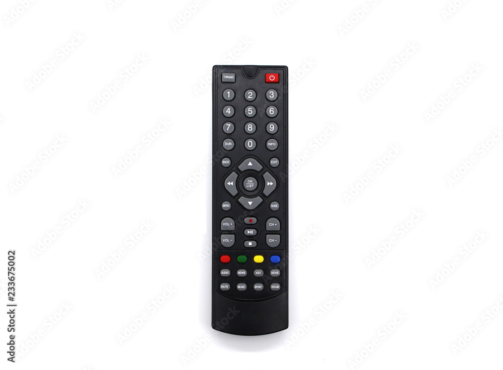 Remote control isolated on white background Remote control isolated on white background