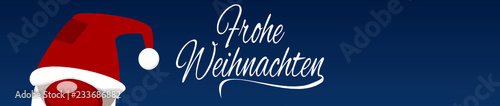 Weihnachten Banner Weihnachtsmann