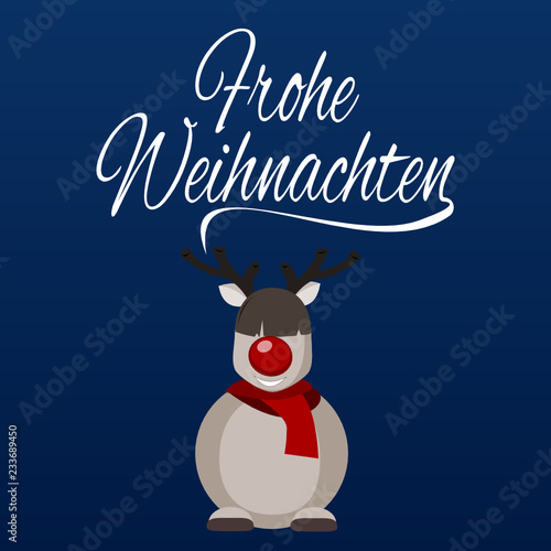 Frohe Weihnachten Rentier