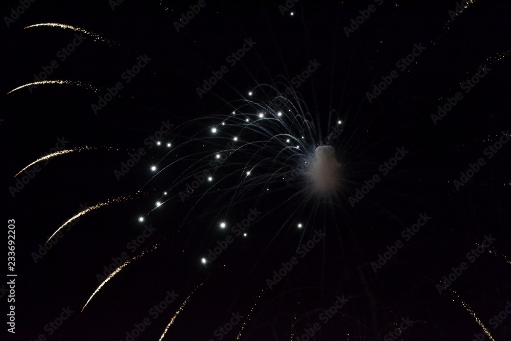 Bright salute in the sky Bright salute in the sky