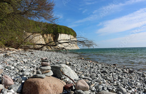 Kreideküste auf Rügen zwischen Sassnitz und Königsstuhl