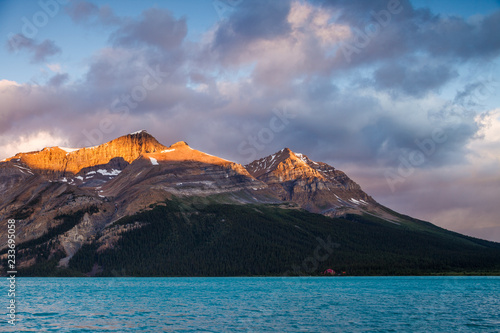 Sunrise at Bow Lake in Banff National Park, Alberta, Canada