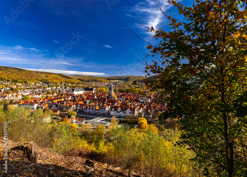 Münden Panoramablick im Herbst © blende11.photo