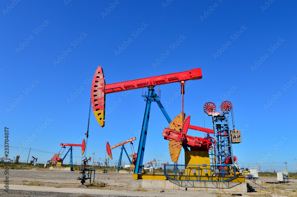 Fototapeta premium The oil pump