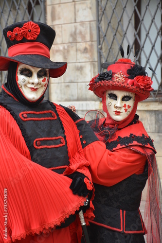 carnival masks in Venice © superpapero