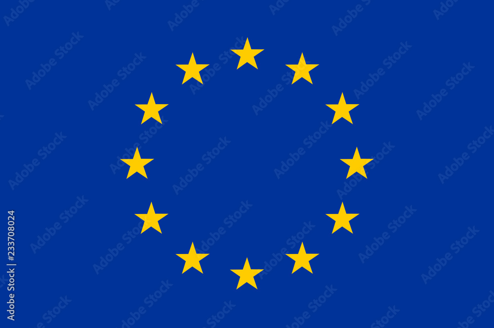 National flag of Europe. Background with flag of Europe. National flag of Europe. Background with flag of Europe.
