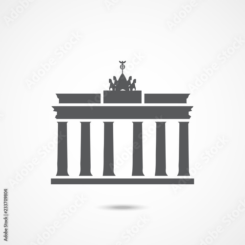 Brandenburg gate icon