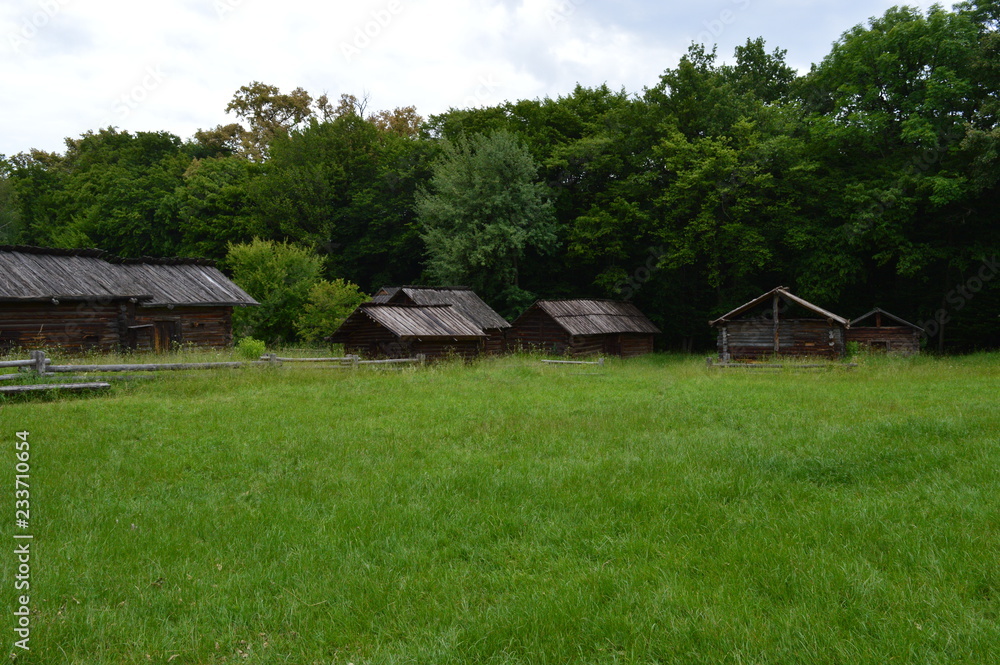 Fototapeta premium Museum of Folk Architecture and Life of Ukraine