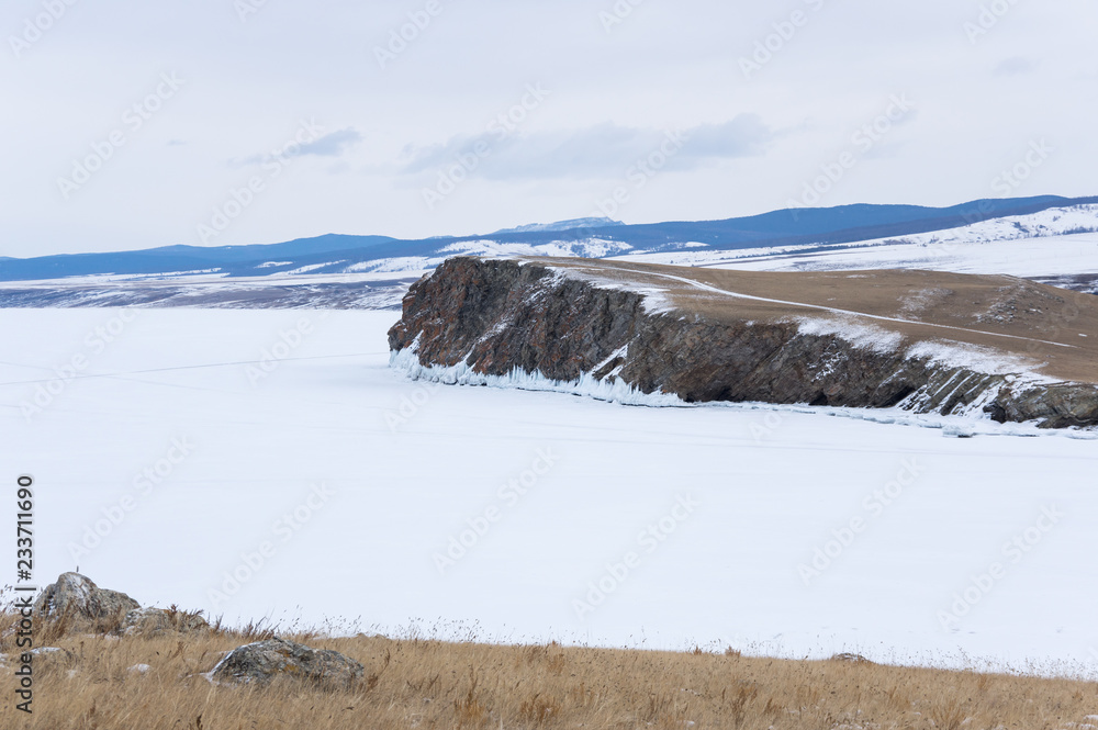 Obraz premium The coast of Olkhon Island