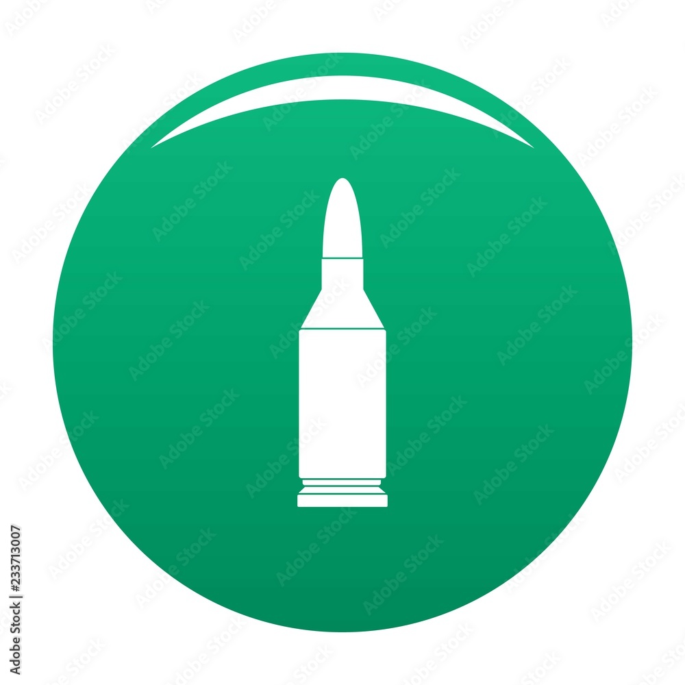 Bullet icon. Simple illustration of bullet vector icon for any design green Bullet icon. Simple illustration of bullet vector icon for any design green