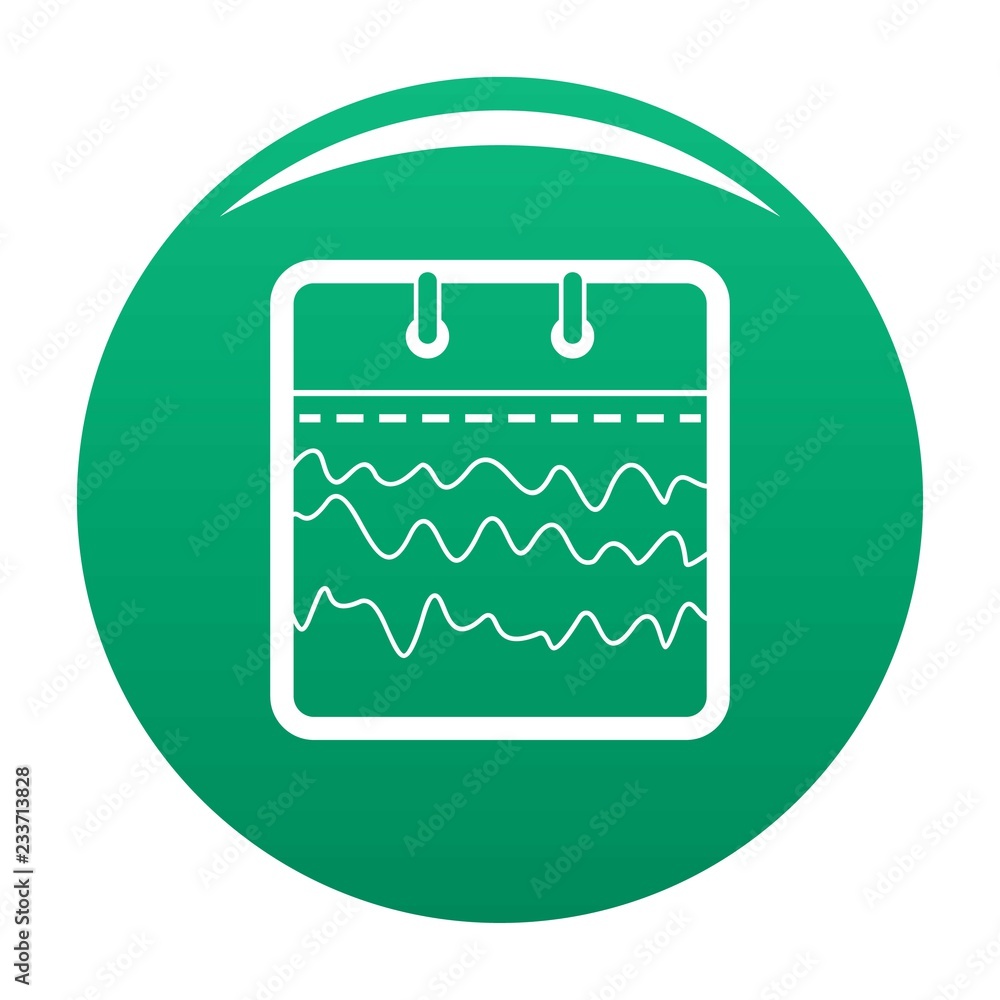 Calendar abstract icon. Simple illustration of calendar abstract vector icon for any design green Calendar abstract icon. Simple illustration of calendar abstract vector icon for any design green