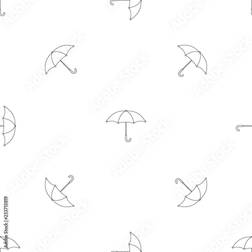 Umbrella pattern seamless vector repeat geometric for any web design