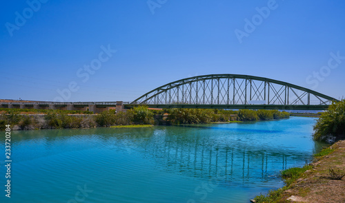 Jucar Xuquer river bridge in Fortaleny © lunamarina