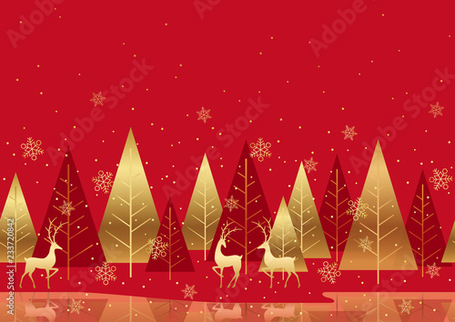 シームレスなクリスマスの背景