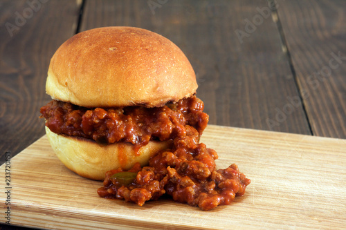 Homemade Sloppy Joe Sandwich