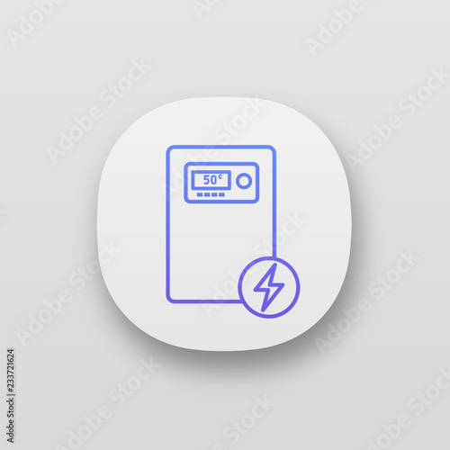 Electric heating boiler app icon