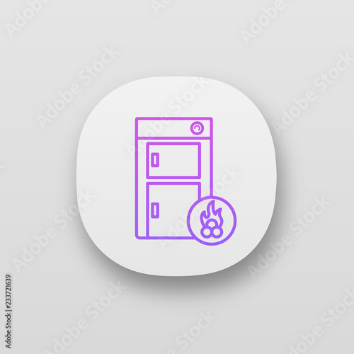Solid fuel boiler app icon