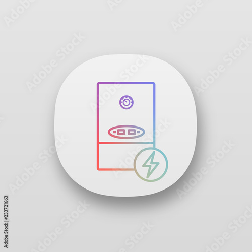 Electric heating boiler app icon