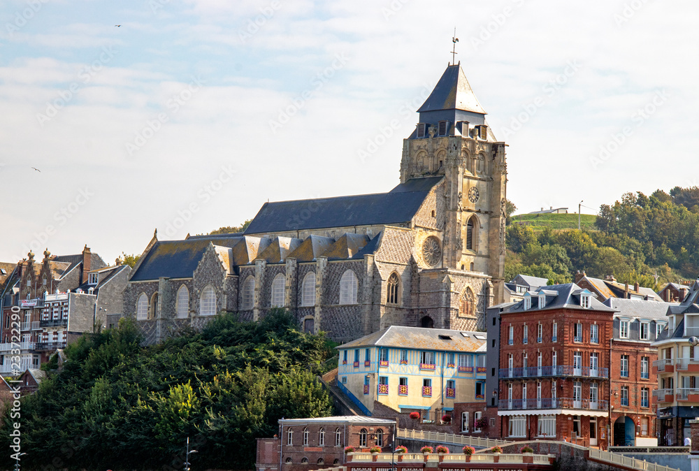 Le Tréport.  Eglise Saint-Jacques. Somme. Picardie. Hauts de France