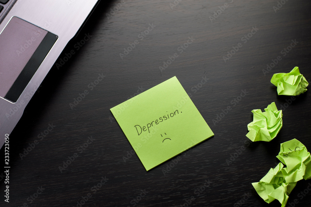 Dark Green Sticky Note