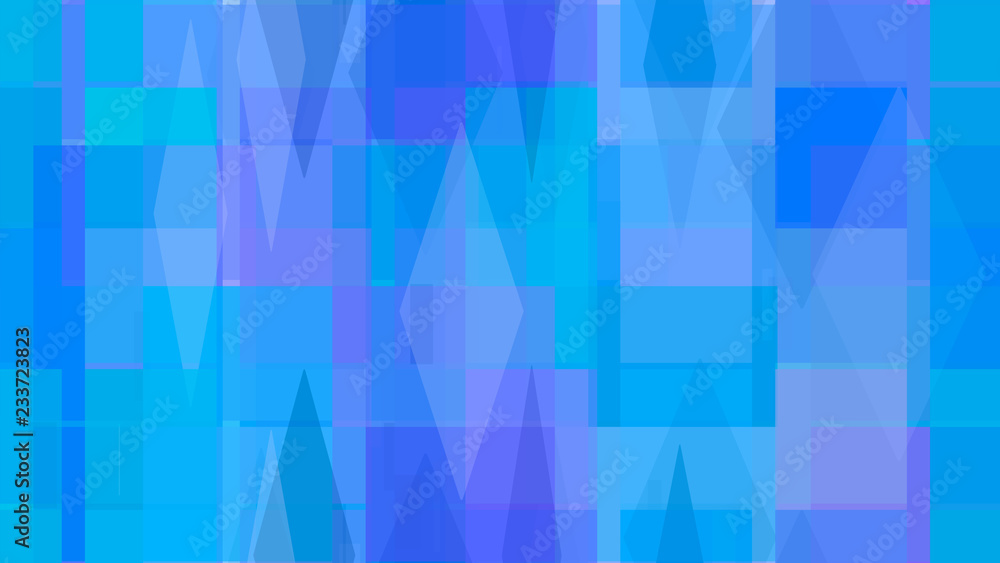 Obraz premium Chaotic random rhombuses and rectangles.