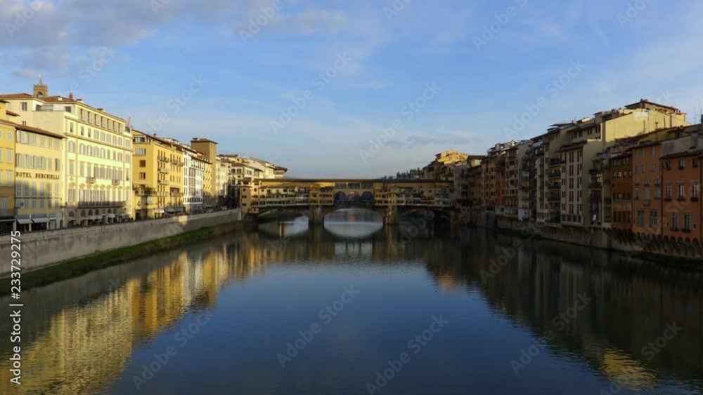 View of Ponte Vecchio in Florence View of Ponte Vecchio in Florence