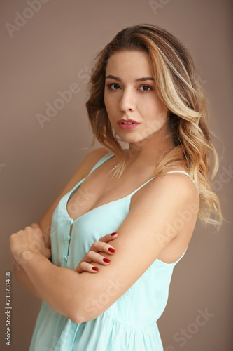 Portrait of beautiful young...